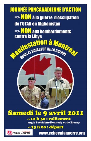 Affiche de la manifestation du 9 avril 2011