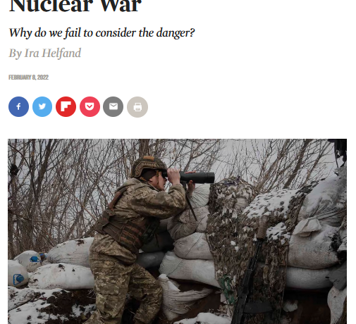 L’Ukraine et la menace de guerre nucléaire  Pourquoi échouons-nous à tenir compte du danger? (traduction)