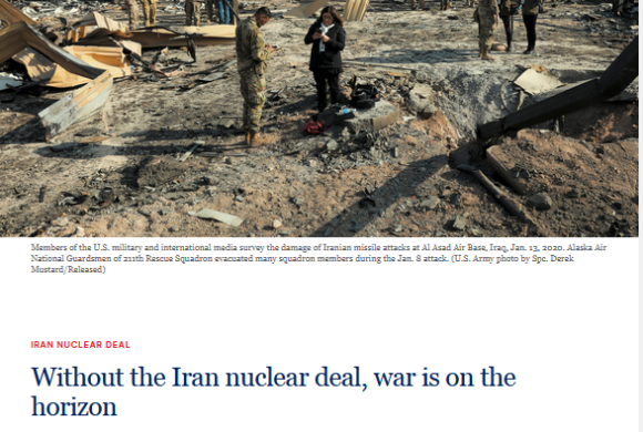 Sans un accord sur le nucléaire iranien, on risque la guerre