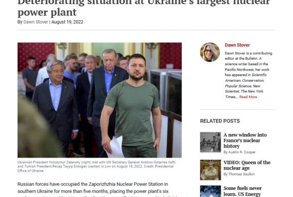 La situation se dégrade dans la plus grande centrale nucléaire d’Ukraine (traduction)