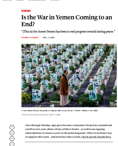 La guerre au Yémen touche-t-elle à sa fin? (Traduction)