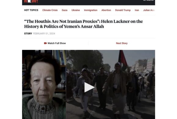 « Les Houthis ne sont pas des mandataires de l’Iran » : Helen Lackner sur l’histoire et la politique d’Ansar Allah au Yémen (traduction)