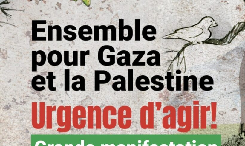 Call to action from the Coalition du Québec URGENCE Palestine