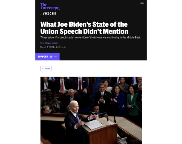 Ce que le discours de Joe Biden sur l’état de l’Union n’a pas mentionné (traduction)