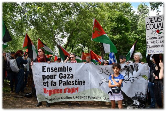 Ensemble pour Gaza et la Palestine 1 (manifestation du 8 juin 2024 - Montréal)