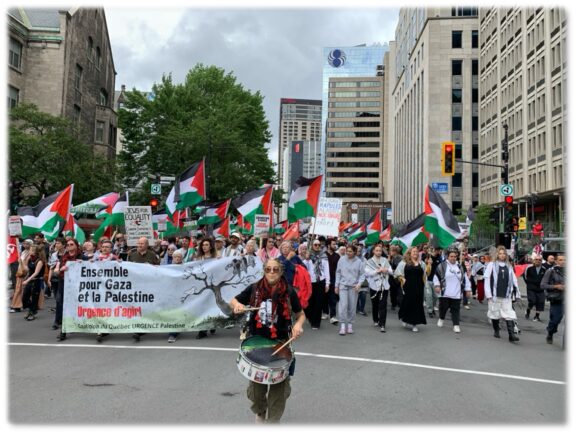 Ensemble pour Gaza et la Palestine 2 (manifestation du 8 juin 2024 - Montréal)