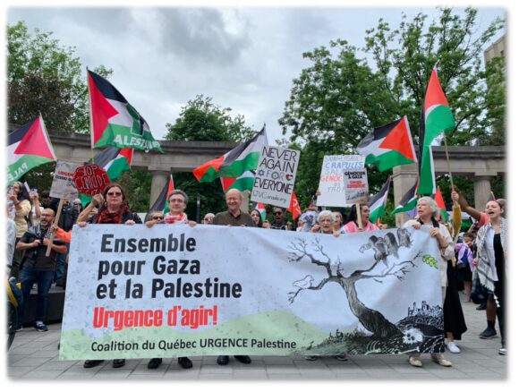 Ensemble pour Gaza et la Palestine 3 (manifestation du 8 juin 2024 - Montréal)
