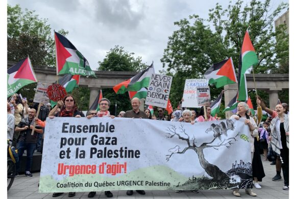 Le 8 juin 2024 – Mobilisation de la Coalition du Québec URGENCE Palestine