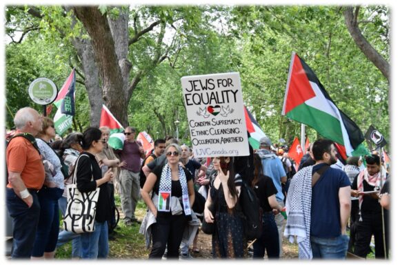 Jews For Equality (manifestation du 8 juin 2024 - Montréal)