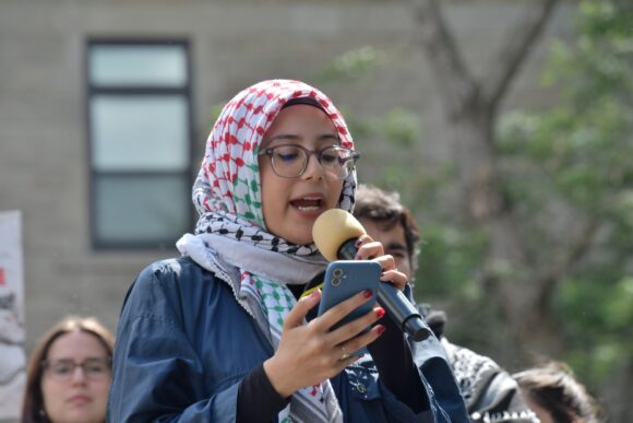 Sarah Shamy (manifestation du 8 juin 2024 à Montréal)