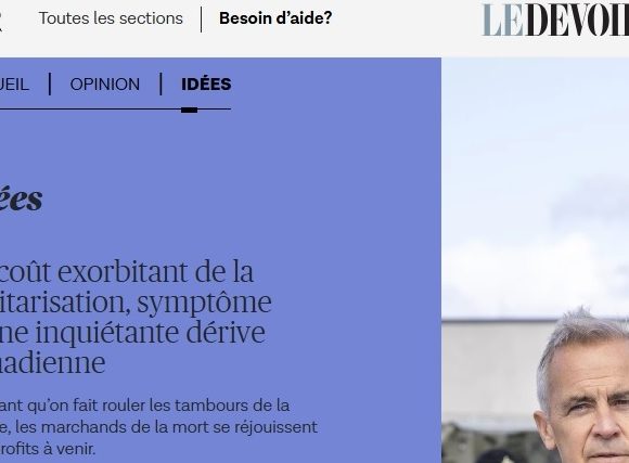 Le coût exorbitant de la militarisation : l&rsquo;inquiétante dérive canadienne