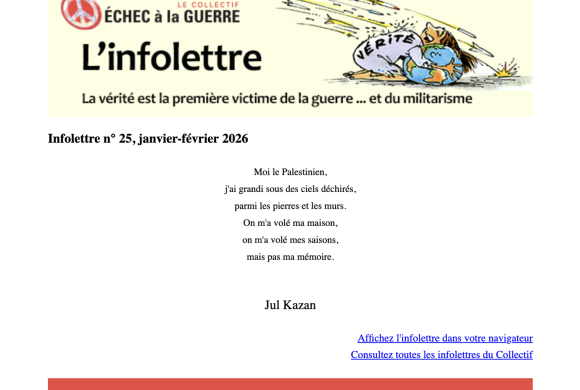 Infolettre no 25, janvier-février 2026