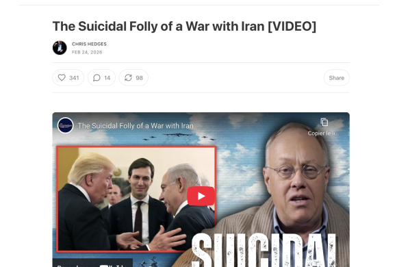 La folie suicidaire d&rsquo;une guerre avec l&rsquo;Iran (traduction)