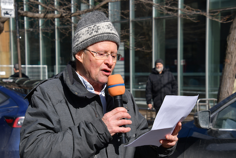 Raymond Legault (manifestation du 21 mars 2026 à Montréal)