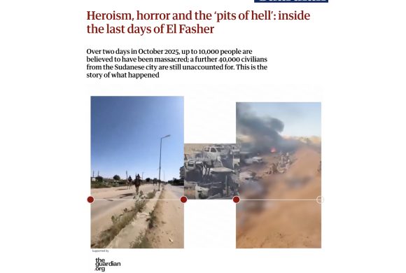 Héroïsme, horreur et « les tranchées de l’enfer » : les derniers jours d’El Fasher (traduction) Héroïsme, horreur et « les tranchées de l’enfer » : les derniers jours d’El Fasher (traduction)