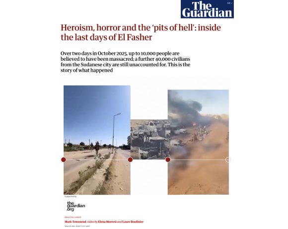 Héroïsme, horreur et « les tranchées de l’enfer » : les derniers jours d’El Fasher (traduction)