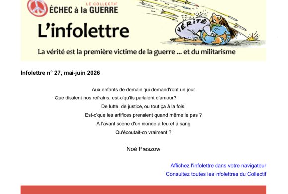 Infolettre no 27, mai-juin 2026 Infolettre no 27, mai-juin 2026