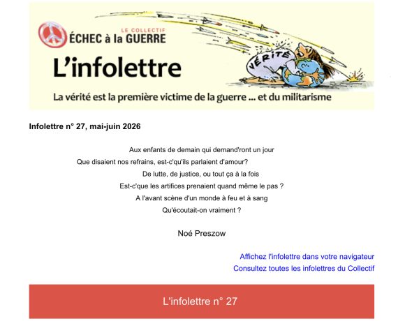Infolettre no 27, mai-juin 2026