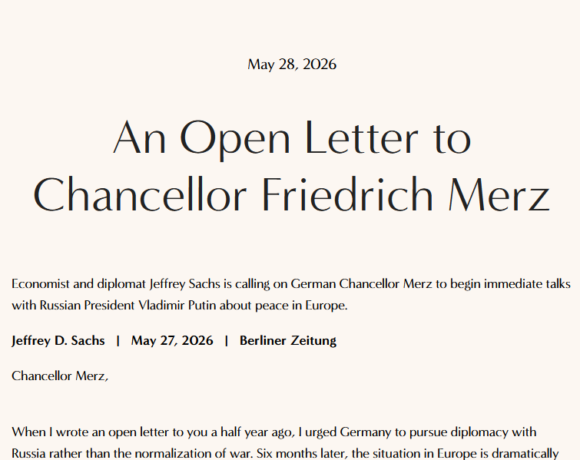 Lettre ouverte au Chancelier Friedrich Merz (traduction)