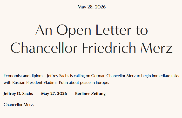 Lettre ouverte au Chancelier Friedrich Merz (traduction) Lettre ouverte au Chancelier Friedrich Merz (traduction)