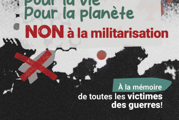 Campagne 2026 du coquelicot blanc «Pour la vie Pour la planète Non à la militarisation»