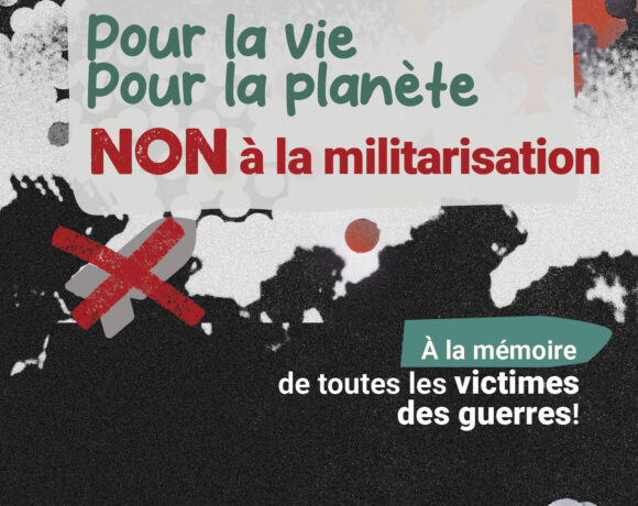Campagne 2026 du coquelicot blanc «Pour la vie Pour la planète Non à la militarisation»
